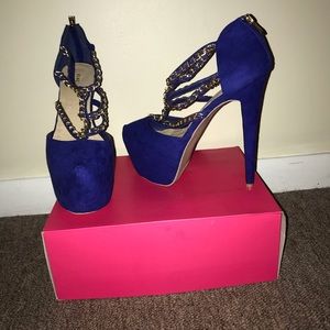 Royal Blue Heels